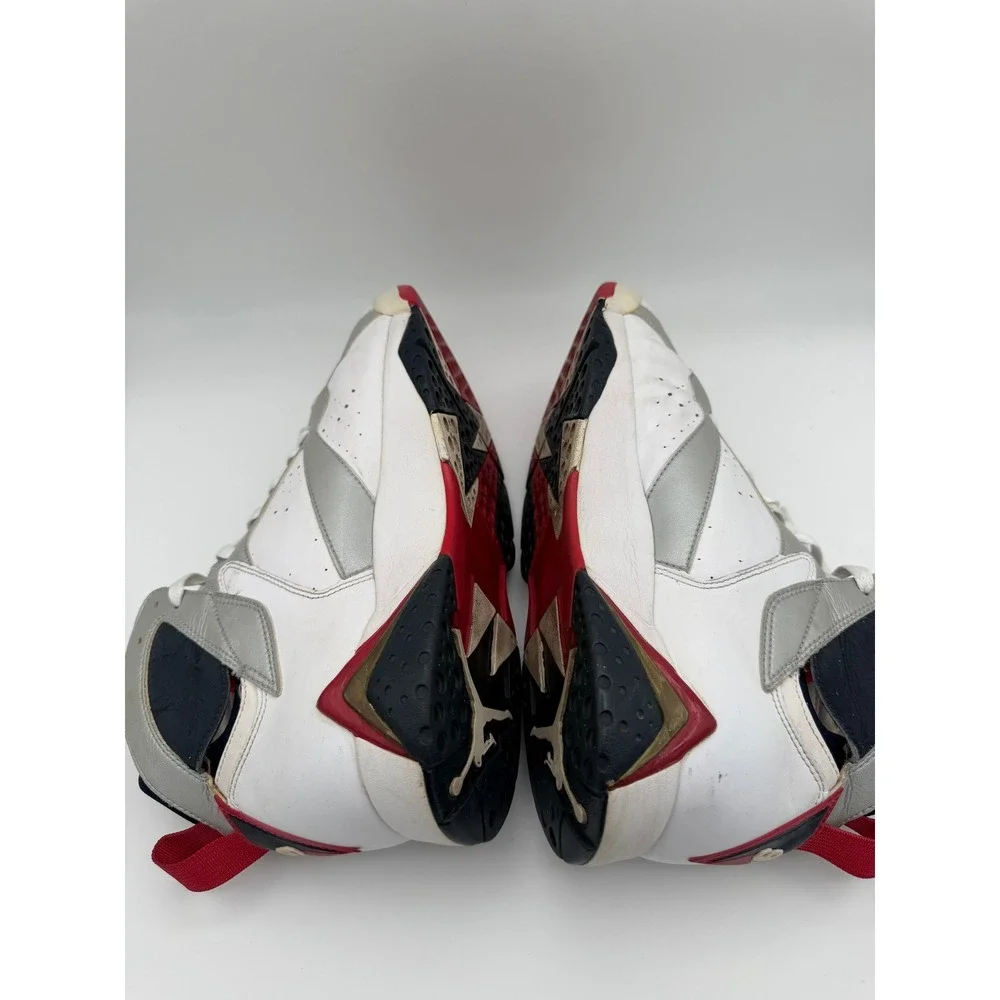 Nike Air Jordan 7 Retro Olympic 2012 White Gold Obsidian 304775-135 Mens 10.5